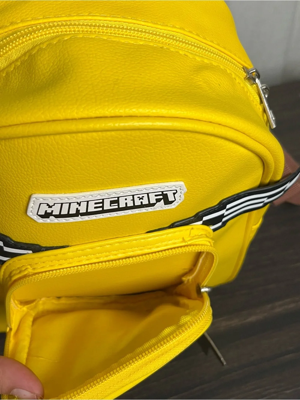 Buzz Into Adventure: Iconic Minecraft Bee Mini Backpack for Gamers & Fans